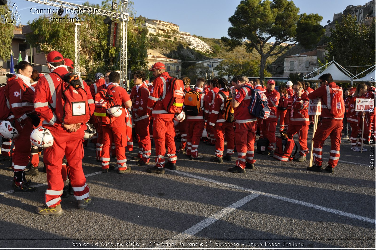 Scalea 14 Ottobre 2018 - XXV Gara Nazionale 1 Soccorso - Croce Rossa Italiana- Comitato Regionale del Piemonte