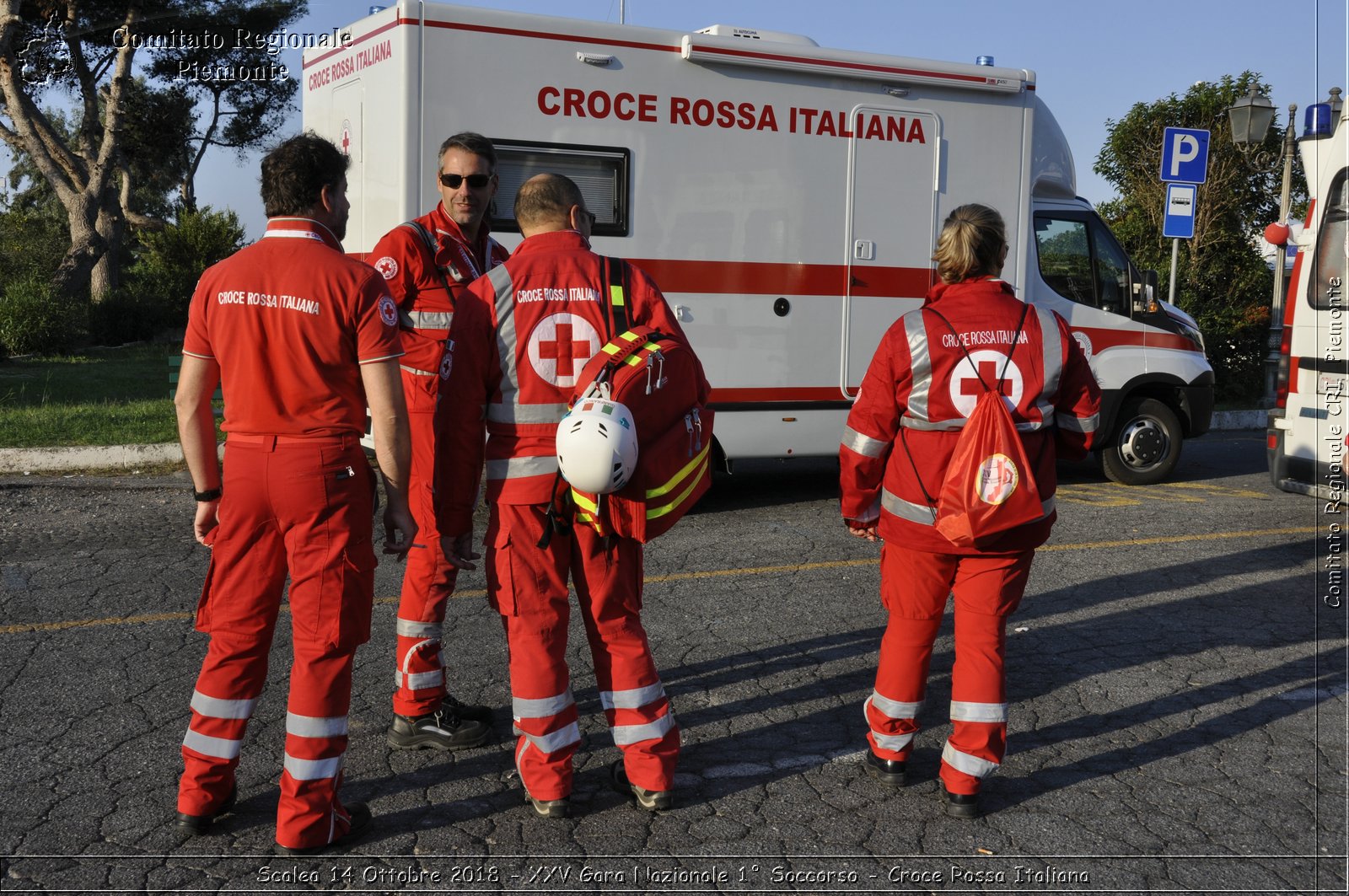 Scalea 14 Ottobre 2018 - XXV Gara Nazionale 1 Soccorso - Croce Rossa Italiana- Comitato Regionale del Piemonte