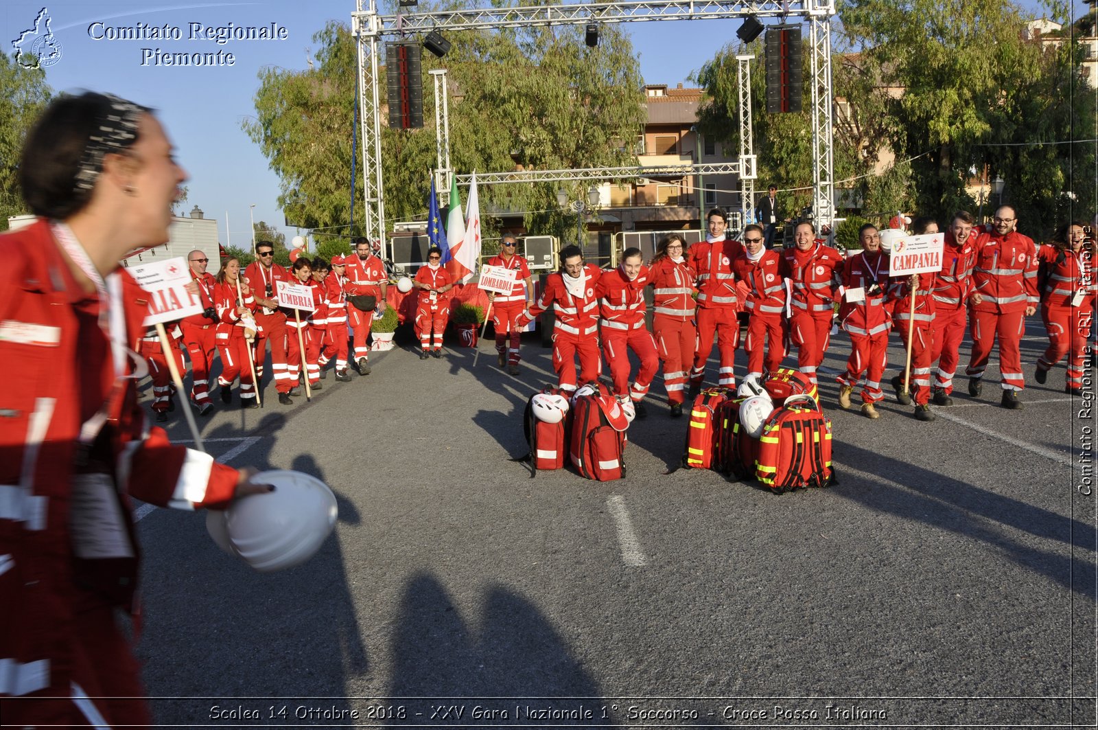 Scalea 14 Ottobre 2018 - XXV Gara Nazionale 1 Soccorso - Croce Rossa Italiana- Comitato Regionale del Piemonte