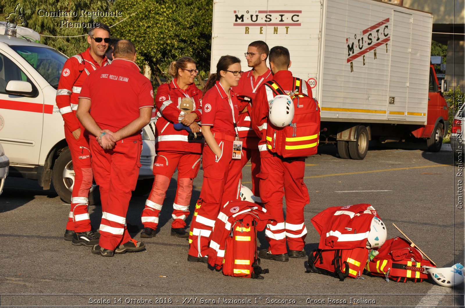 Scalea 14 Ottobre 2018 - XXV Gara Nazionale 1 Soccorso - Croce Rossa Italiana- Comitato Regionale del Piemonte