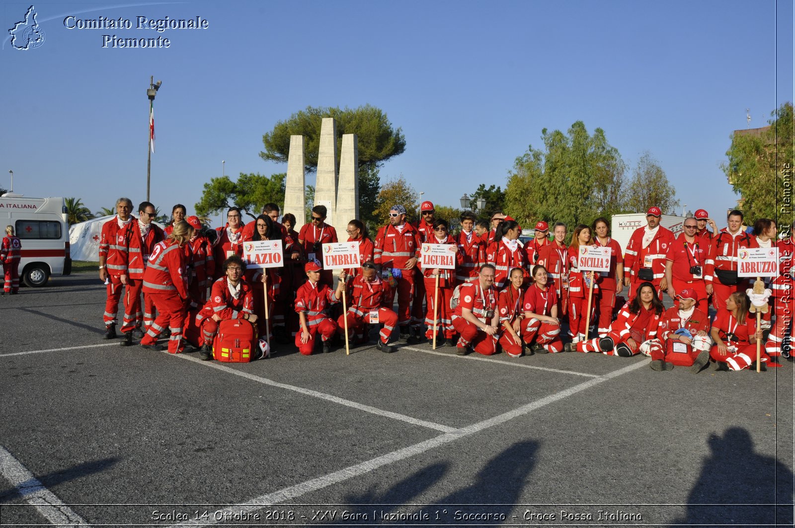 Scalea 14 Ottobre 2018 - XXV Gara Nazionale 1 Soccorso - Croce Rossa Italiana- Comitato Regionale del Piemonte