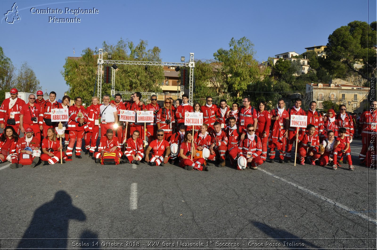 Scalea 14 Ottobre 2018 - XXV Gara Nazionale 1 Soccorso - Croce Rossa Italiana- Comitato Regionale del Piemonte