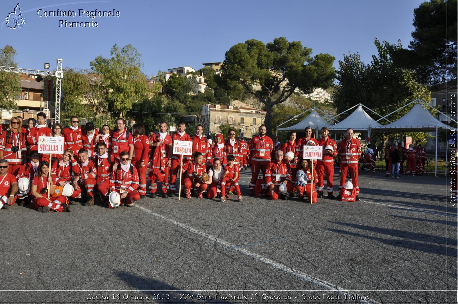 Scalea 14 Ottobre 2018 - XXV Gara Nazionale 1 Soccorso - Croce Rossa Italiana- Comitato Regionale del Piemonte