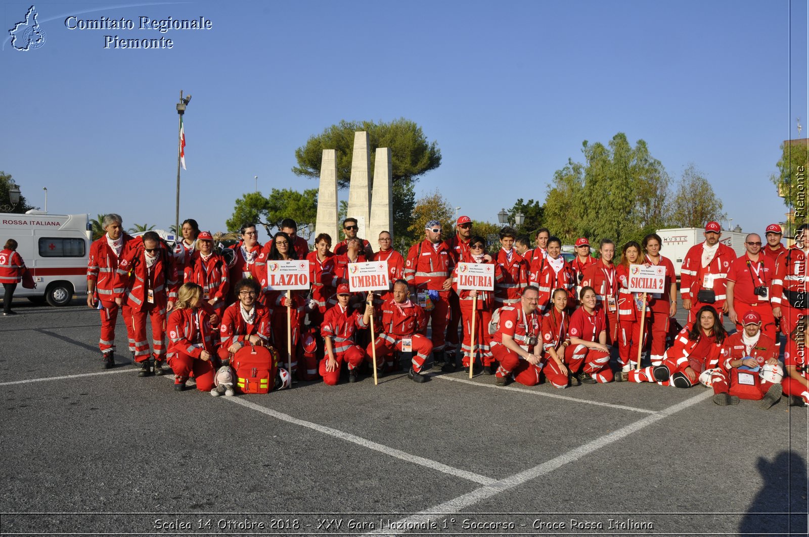 Scalea 14 Ottobre 2018 - XXV Gara Nazionale 1 Soccorso - Croce Rossa Italiana- Comitato Regionale del Piemonte