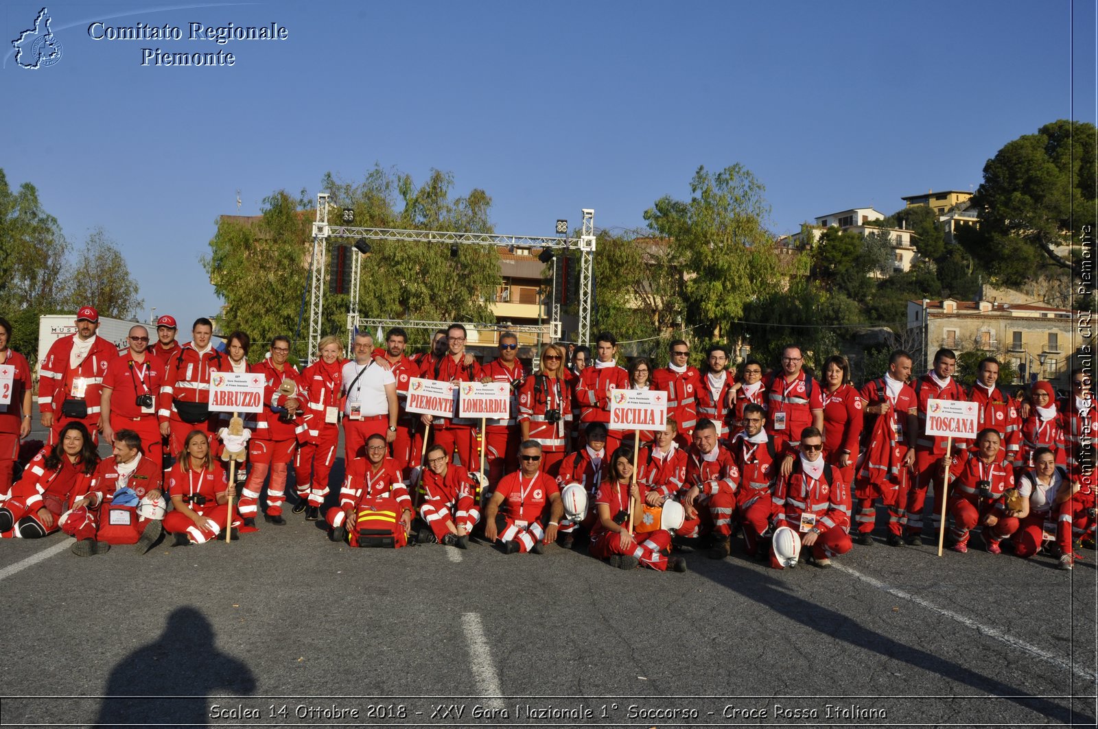 Scalea 14 Ottobre 2018 - XXV Gara Nazionale 1 Soccorso - Croce Rossa Italiana- Comitato Regionale del Piemonte