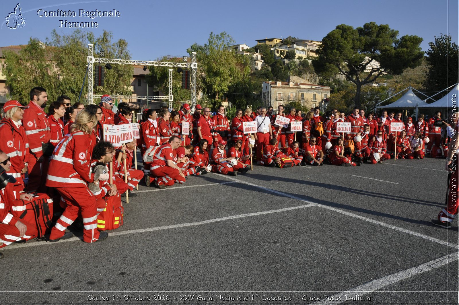 Scalea 14 Ottobre 2018 - XXV Gara Nazionale 1 Soccorso - Croce Rossa Italiana- Comitato Regionale del Piemonte