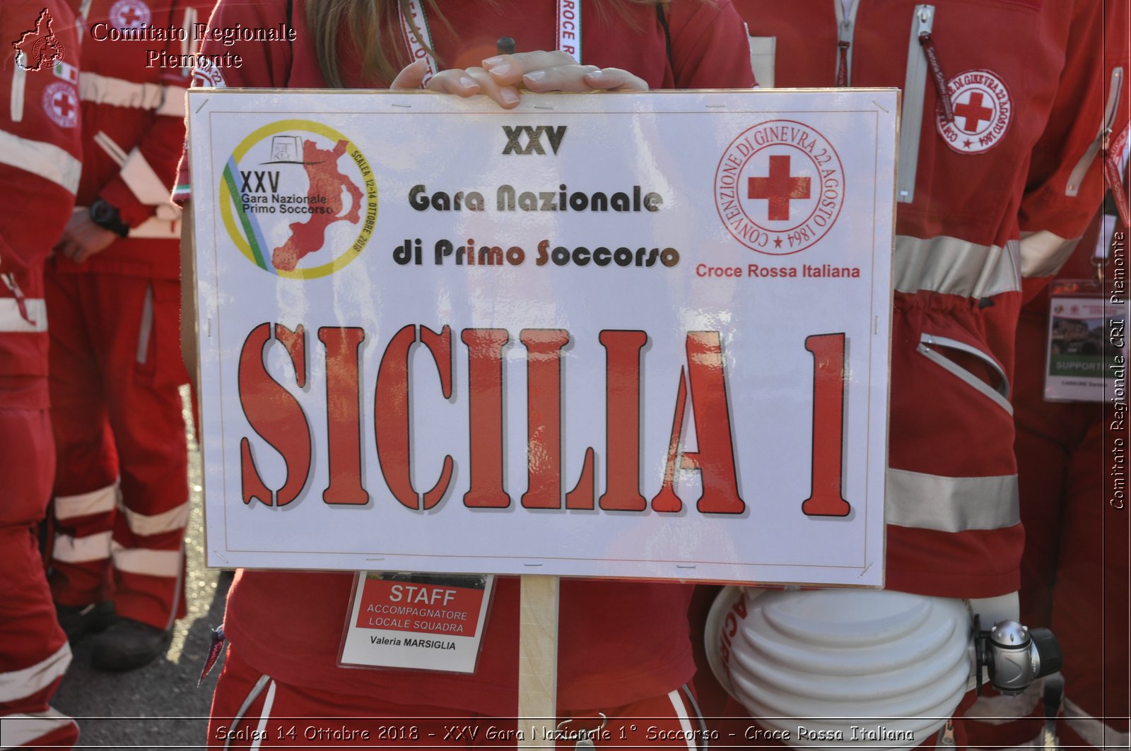 Scalea 14 Ottobre 2018 - XXV Gara Nazionale 1 Soccorso - Croce Rossa Italiana- Comitato Regionale del Piemonte