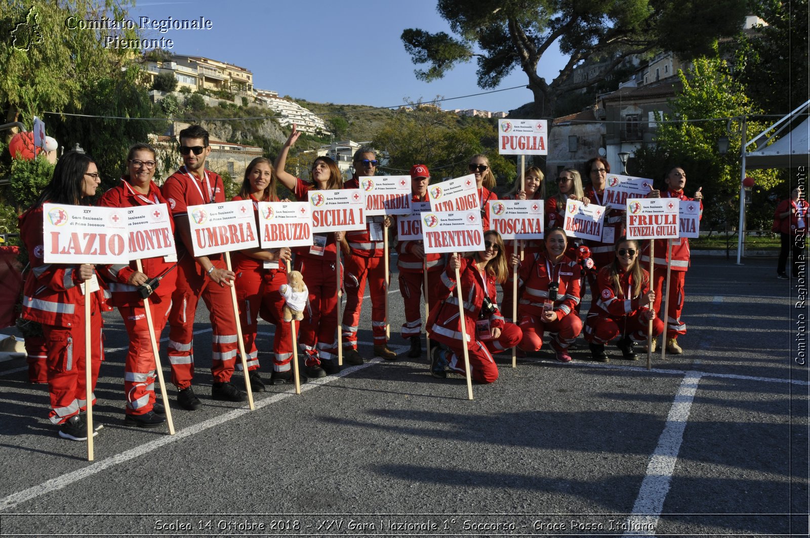 Scalea 14 Ottobre 2018 - XXV Gara Nazionale 1 Soccorso - Croce Rossa Italiana- Comitato Regionale del Piemonte