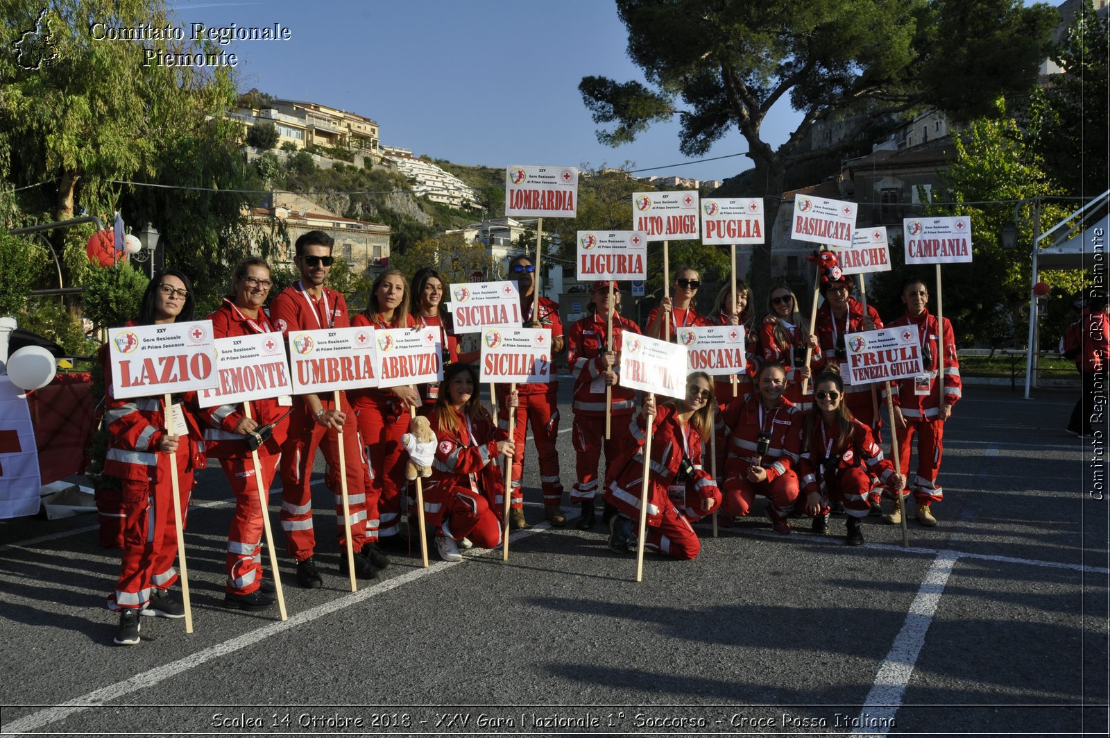 Scalea 14 Ottobre 2018 - XXV Gara Nazionale 1 Soccorso - Croce Rossa Italiana- Comitato Regionale del Piemonte