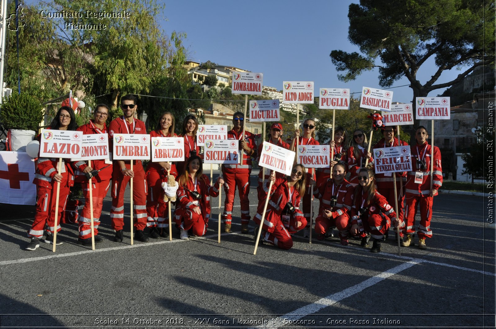 Scalea 14 Ottobre 2018 - XXV Gara Nazionale 1 Soccorso - Croce Rossa Italiana- Comitato Regionale del Piemonte