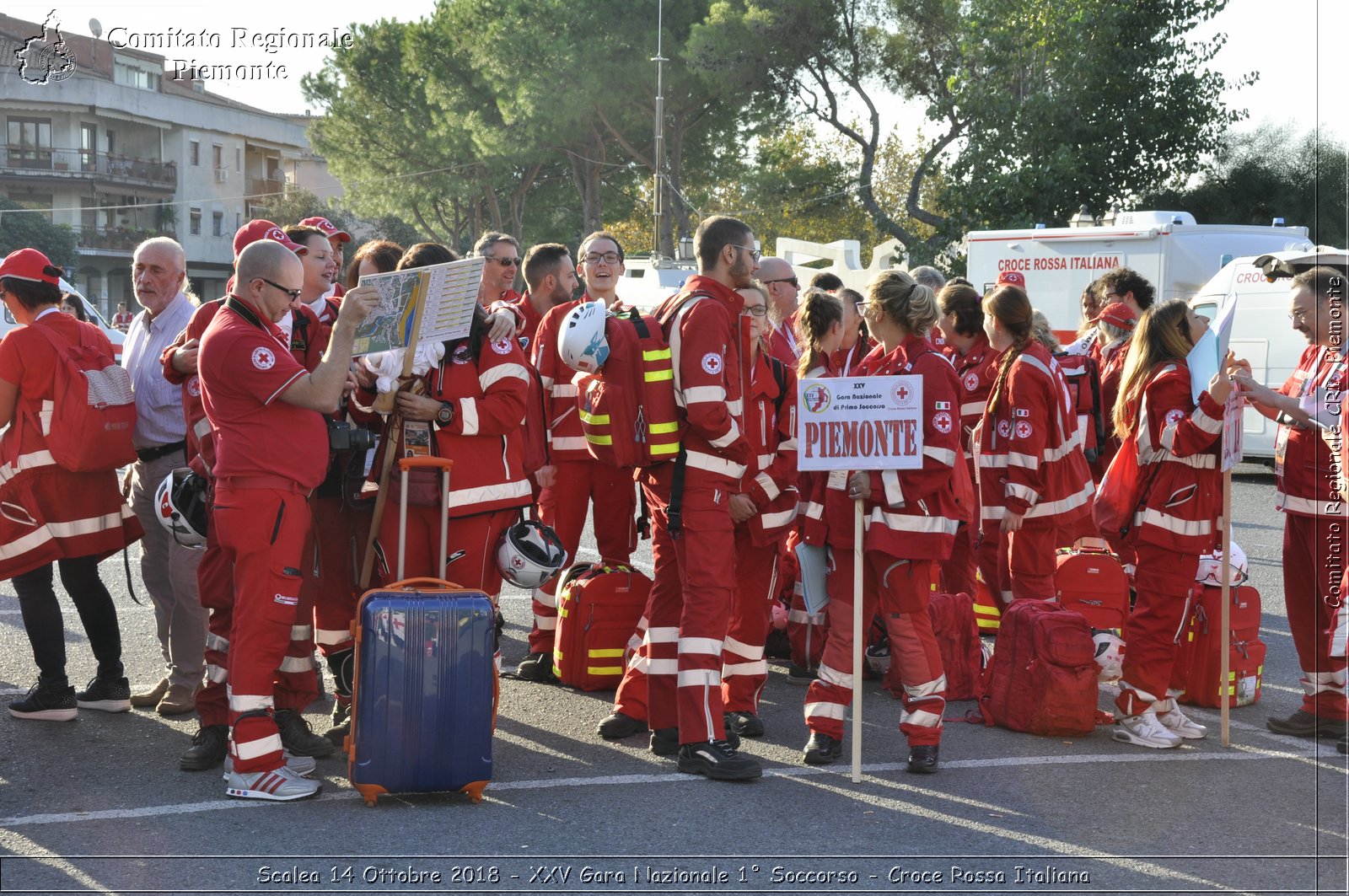 Scalea 14 Ottobre 2018 - XXV Gara Nazionale 1 Soccorso - Croce Rossa Italiana- Comitato Regionale del Piemonte