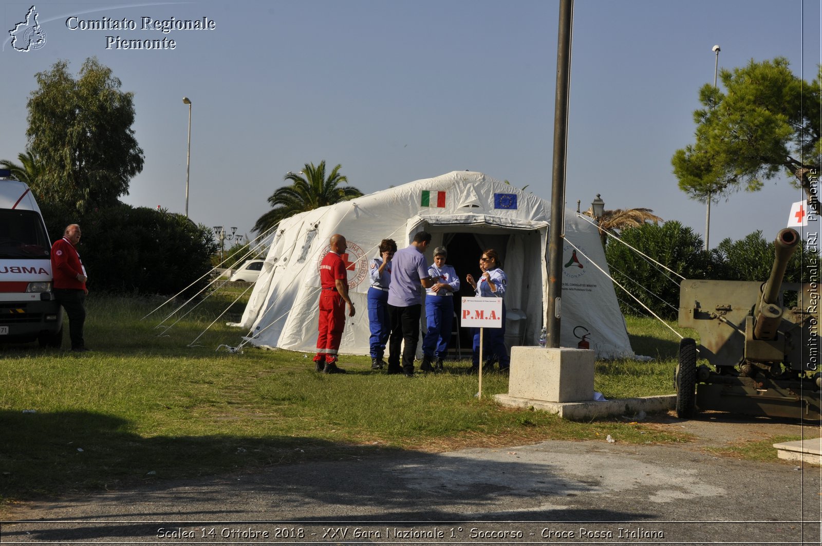 Scalea 14 Ottobre 2018 - XXV Gara Nazionale 1 Soccorso - Croce Rossa Italiana- Comitato Regionale del Piemonte