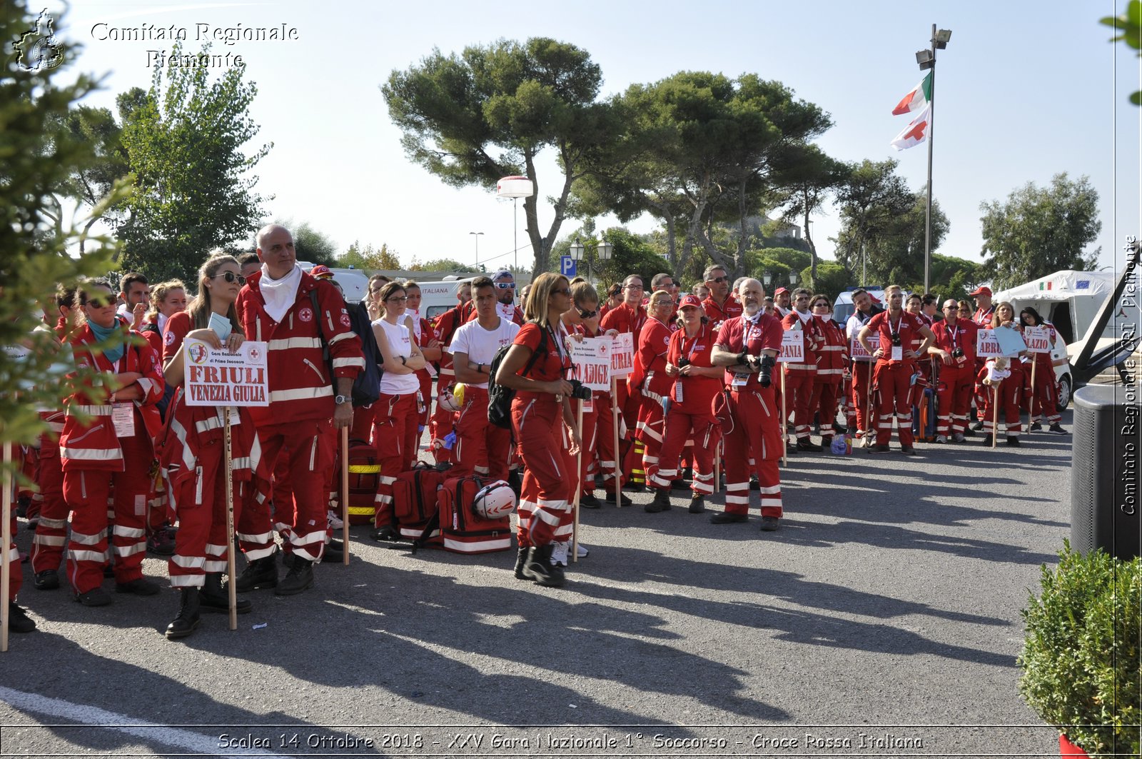 Scalea 14 Ottobre 2018 - XXV Gara Nazionale 1 Soccorso - Croce Rossa Italiana- Comitato Regionale del Piemonte