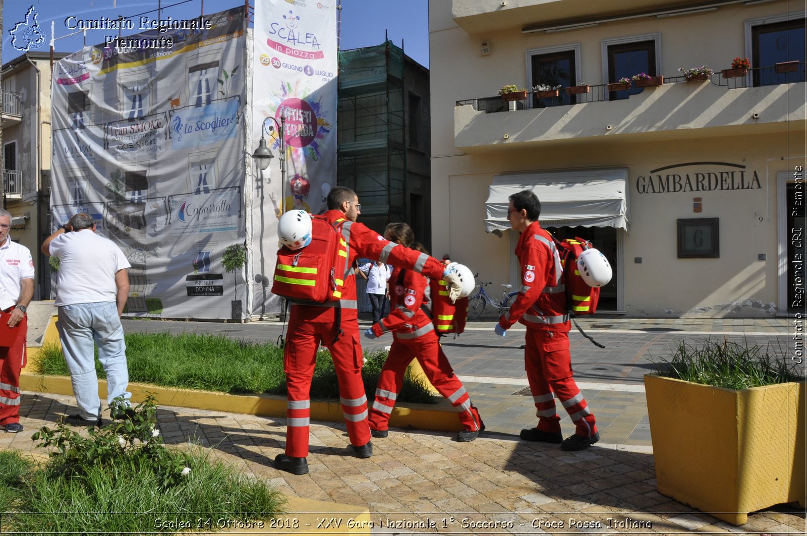 Scalea 14 Ottobre 2018 - XXV Gara Nazionale 1 Soccorso - Croce Rossa Italiana- Comitato Regionale del Piemonte