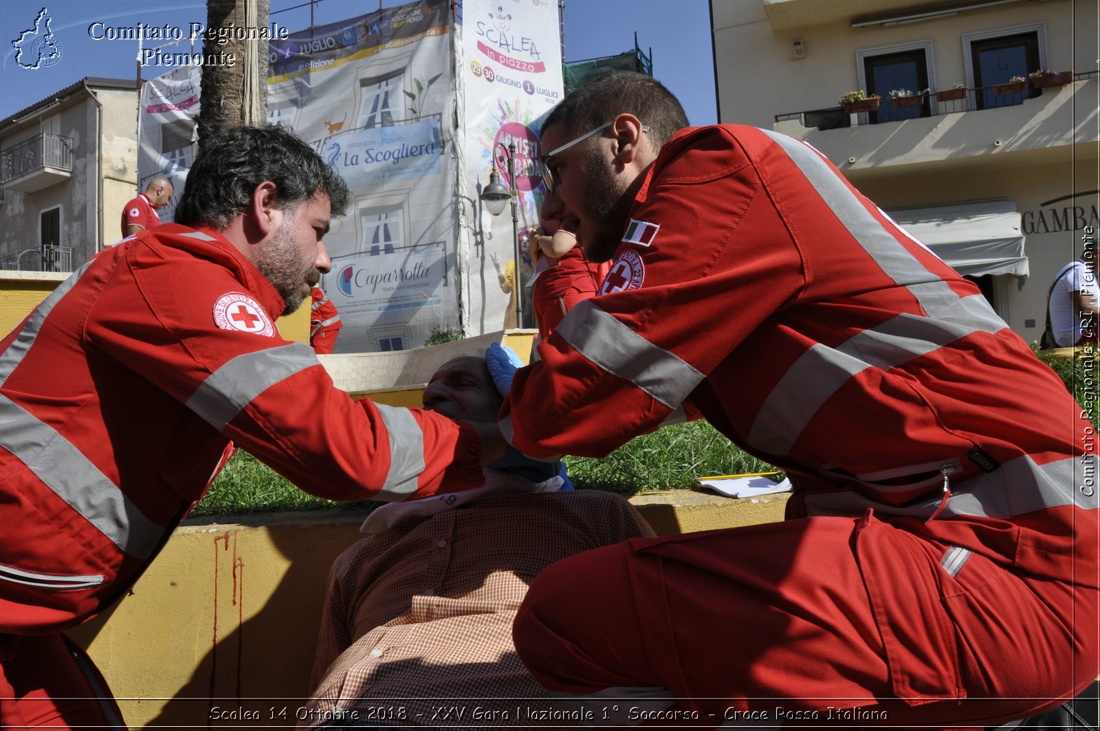 Scalea 14 Ottobre 2018 - XXV Gara Nazionale 1 Soccorso - Croce Rossa Italiana- Comitato Regionale del Piemonte