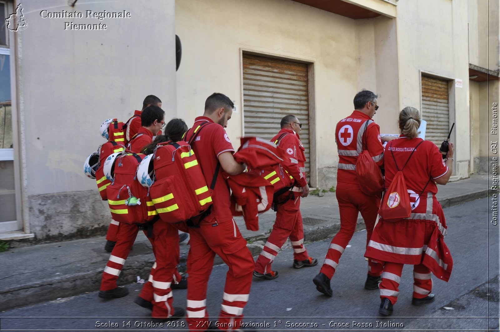 Scalea 14 Ottobre 2018 - XXV Gara Nazionale 1 Soccorso - Croce Rossa Italiana- Comitato Regionale del Piemonte