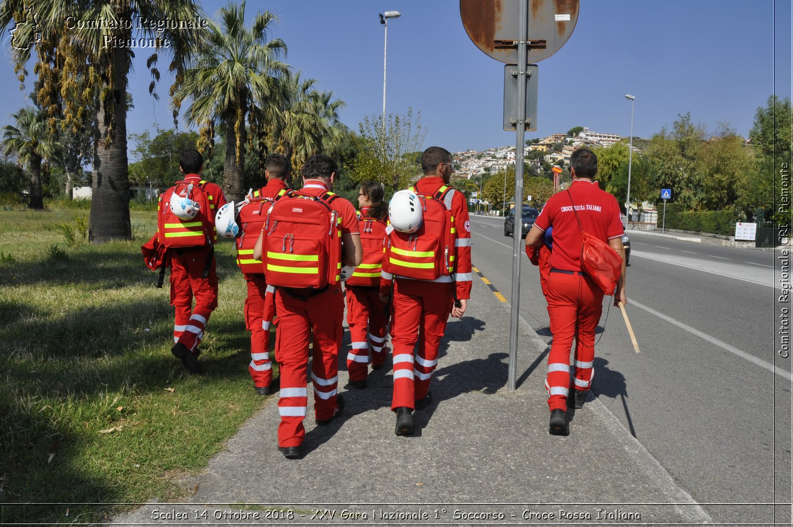 Scalea 14 Ottobre 2018 - XXV Gara Nazionale 1 Soccorso - Croce Rossa Italiana- Comitato Regionale del Piemonte