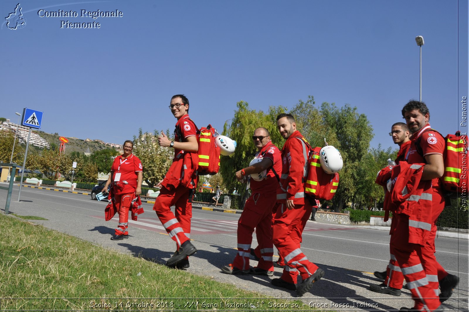 Scalea 14 Ottobre 2018 - XXV Gara Nazionale 1 Soccorso - Croce Rossa Italiana- Comitato Regionale del Piemonte