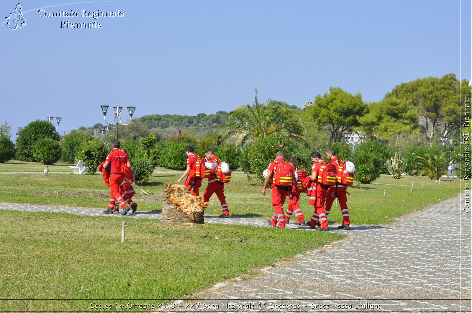 Scalea 14 Ottobre 2018 - XXV Gara Nazionale 1 Soccorso - Croce Rossa Italiana- Comitato Regionale del Piemonte