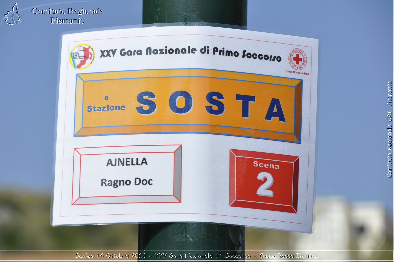 Scalea 14 Ottobre 2018 - XXV Gara Nazionale 1 Soccorso - Croce Rossa Italiana- Comitato Regionale del Piemonte