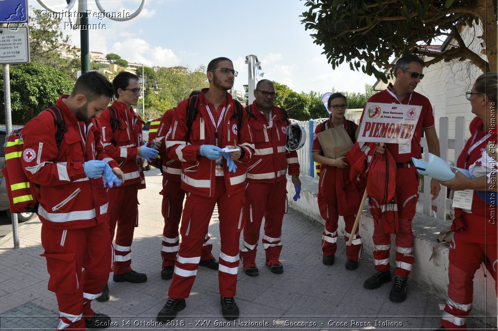 Scalea 14 Ottobre 2018 - XXV Gara Nazionale 1 Soccorso - Croce Rossa Italiana- Comitato Regionale del Piemonte