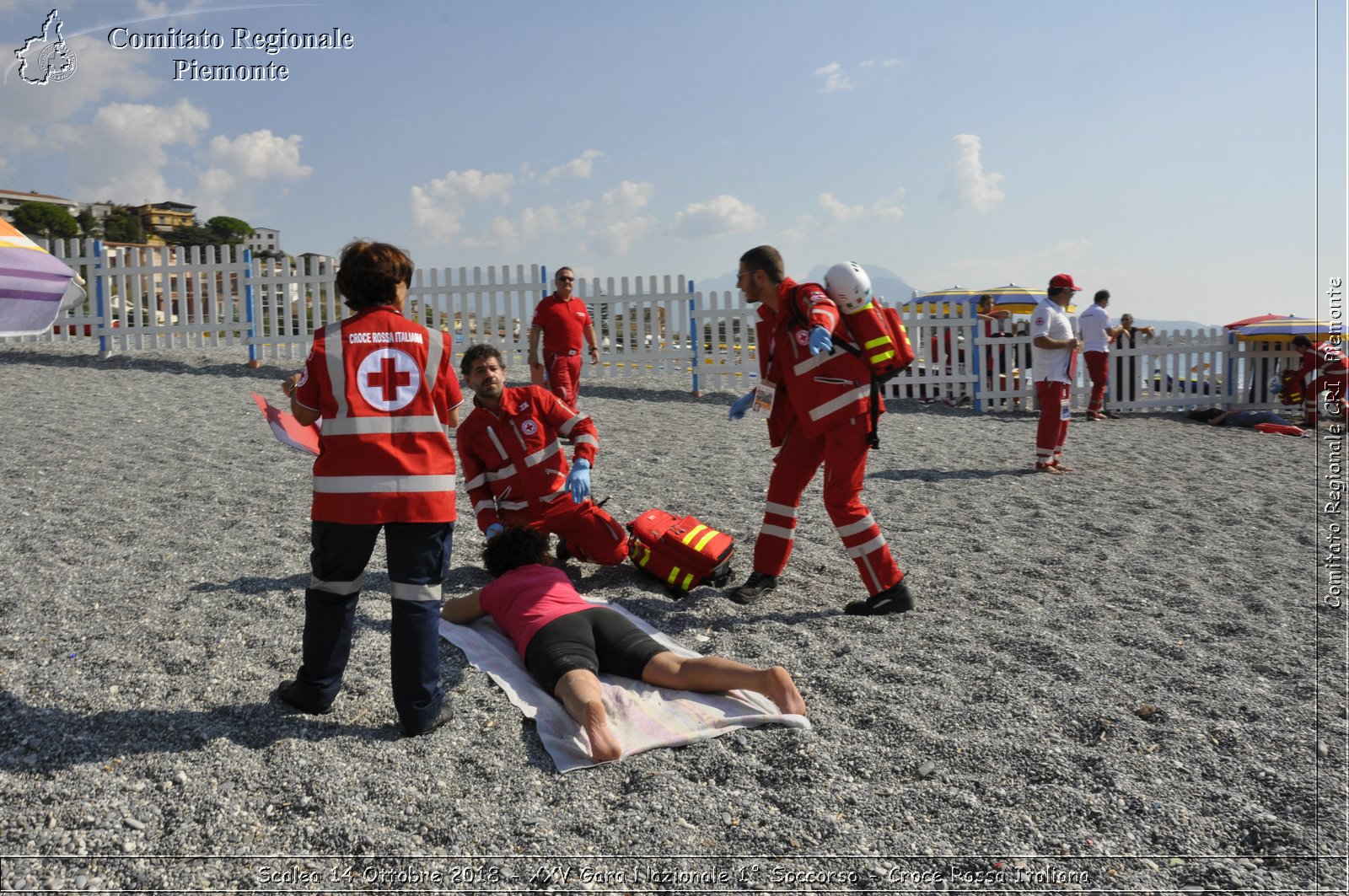 Scalea 14 Ottobre 2018 - XXV Gara Nazionale 1 Soccorso - Croce Rossa Italiana- Comitato Regionale del Piemonte