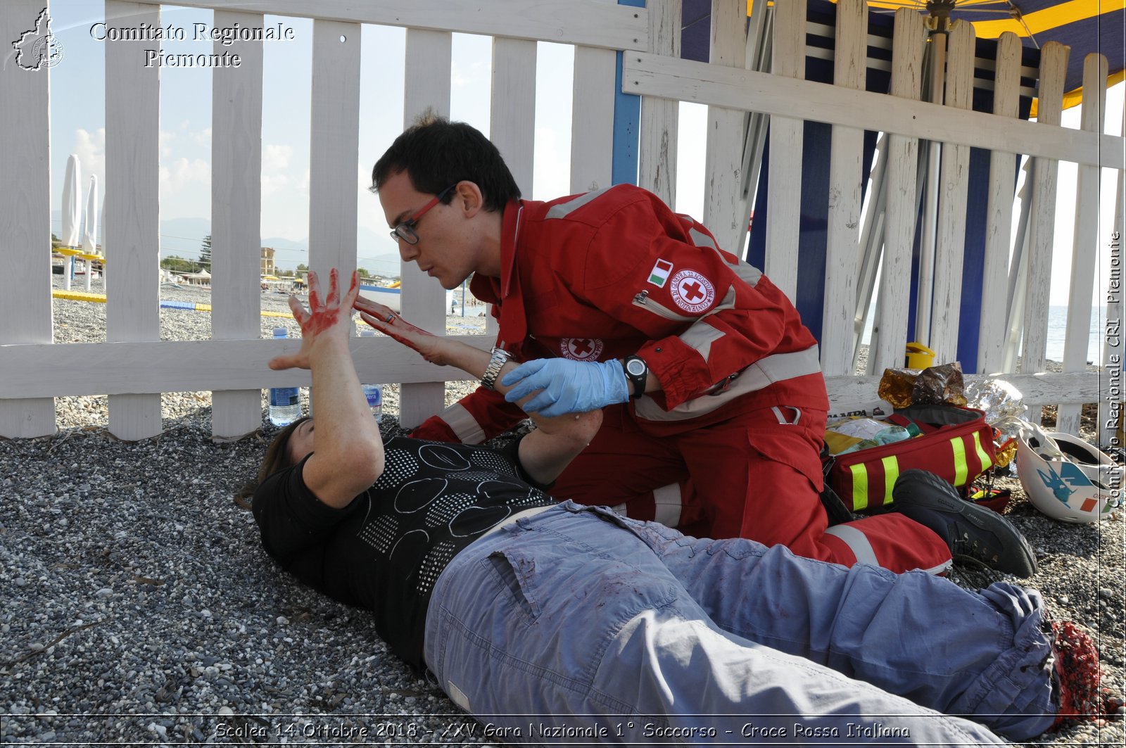 Scalea 14 Ottobre 2018 - XXV Gara Nazionale 1 Soccorso - Croce Rossa Italiana- Comitato Regionale del Piemonte