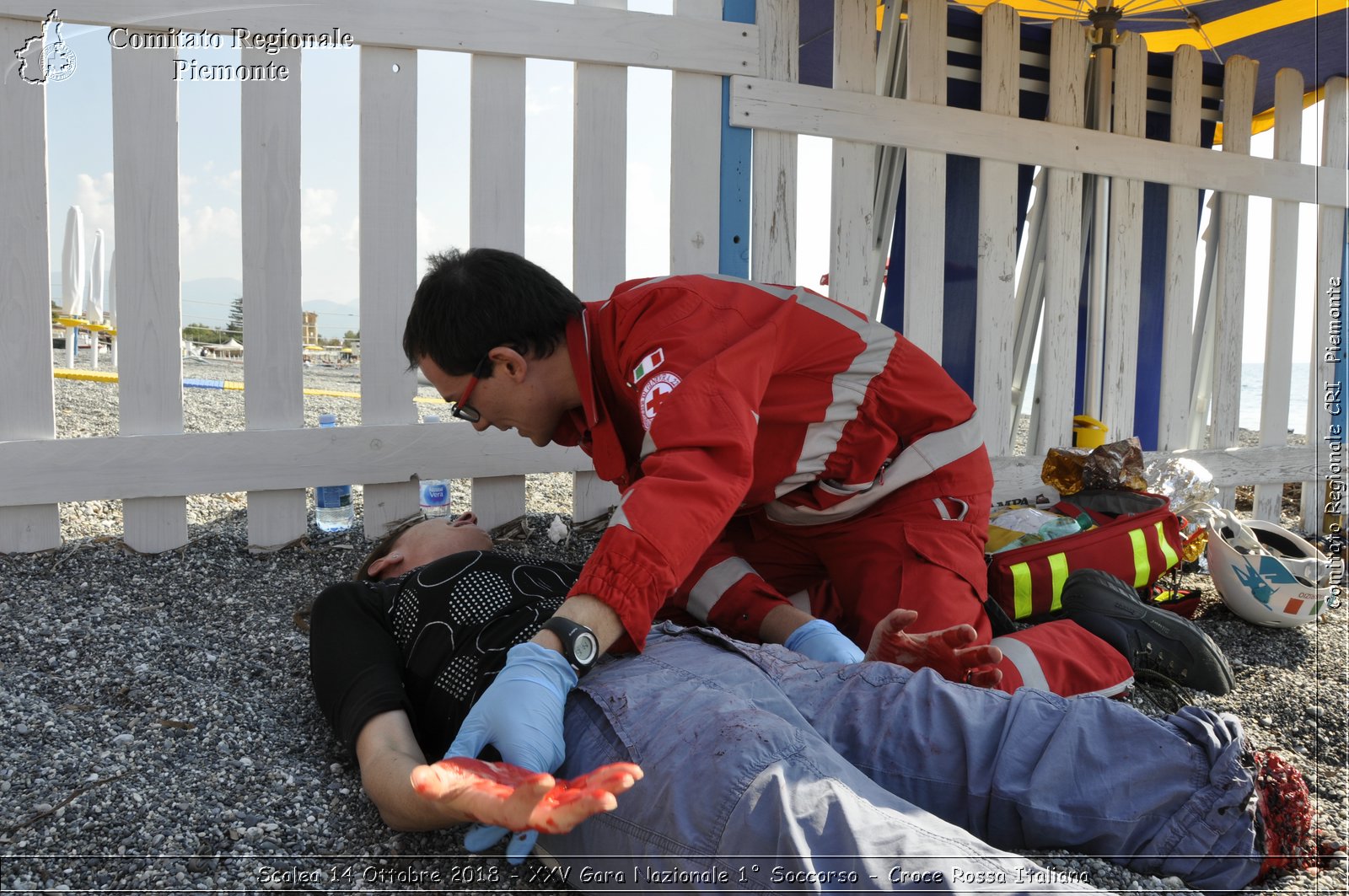 Scalea 14 Ottobre 2018 - XXV Gara Nazionale 1 Soccorso - Croce Rossa Italiana- Comitato Regionale del Piemonte