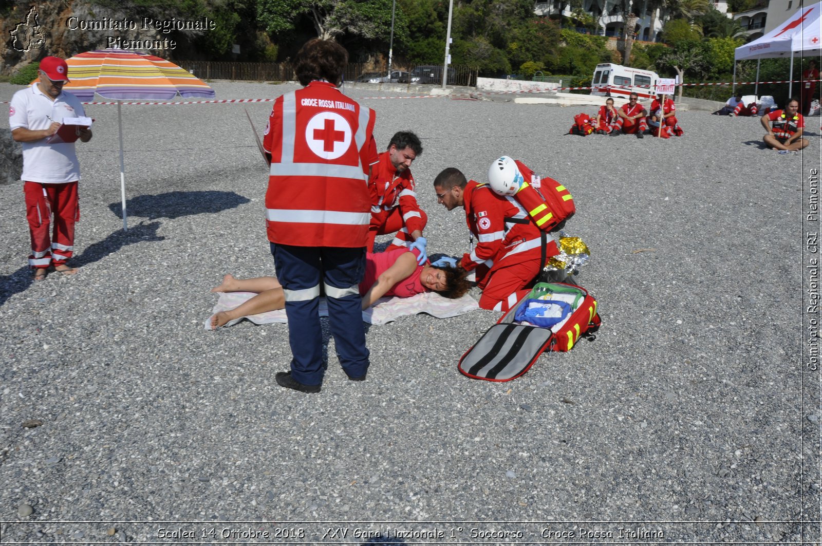 Scalea 14 Ottobre 2018 - XXV Gara Nazionale 1 Soccorso - Croce Rossa Italiana- Comitato Regionale del Piemonte