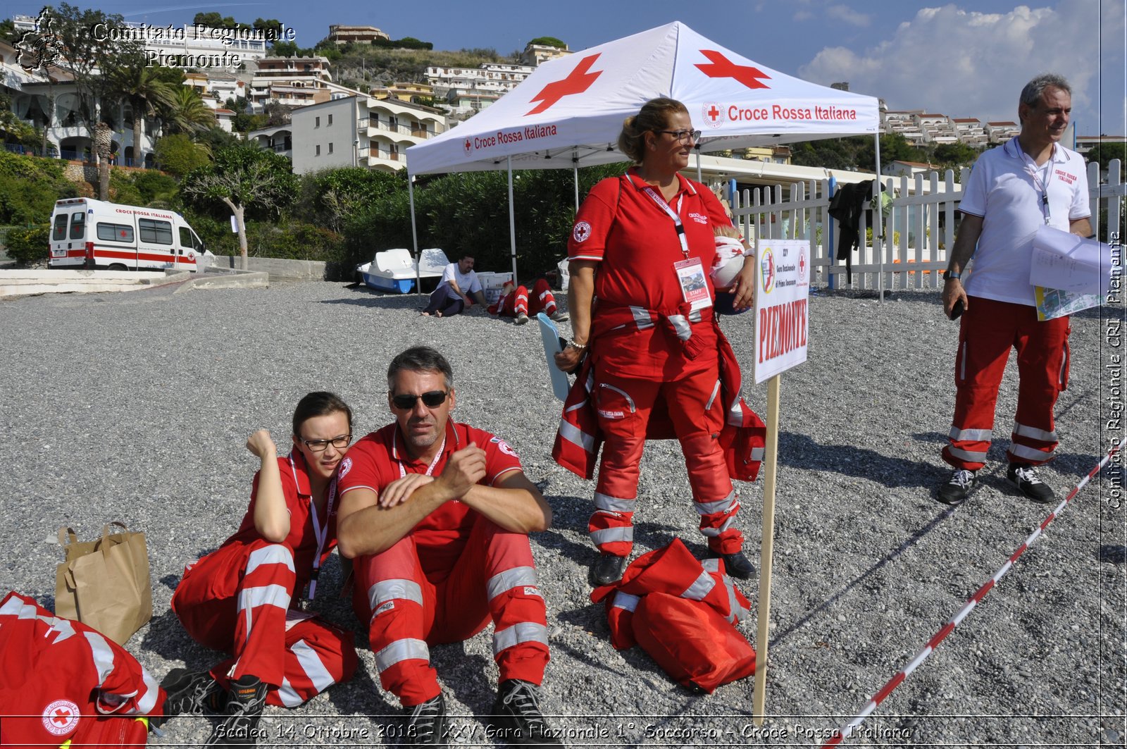 Scalea 14 Ottobre 2018 - XXV Gara Nazionale 1 Soccorso - Croce Rossa Italiana- Comitato Regionale del Piemonte