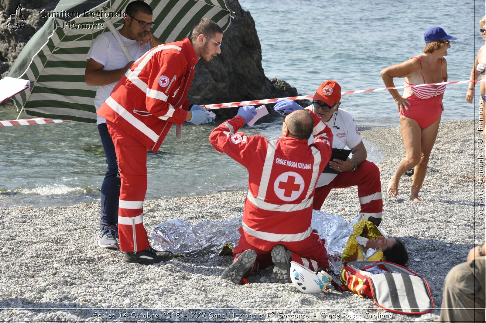 Scalea 14 Ottobre 2018 - XXV Gara Nazionale 1 Soccorso - Croce Rossa Italiana- Comitato Regionale del Piemonte