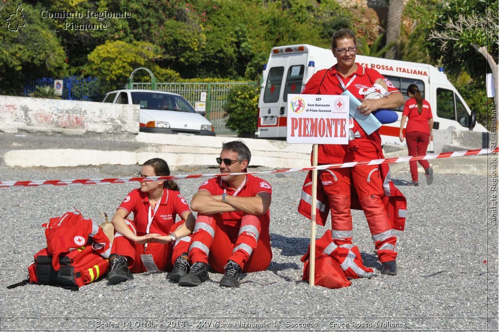 Scalea 14 Ottobre 2018 - XXV Gara Nazionale 1 Soccorso - Croce Rossa Italiana- Comitato Regionale del Piemonte