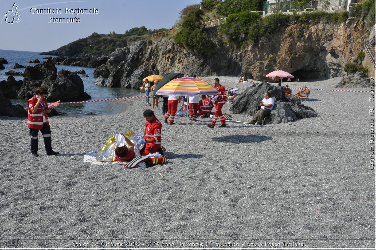 Scalea 14 Ottobre 2018 - XXV Gara Nazionale 1 Soccorso - Croce Rossa Italiana- Comitato Regionale del Piemonte