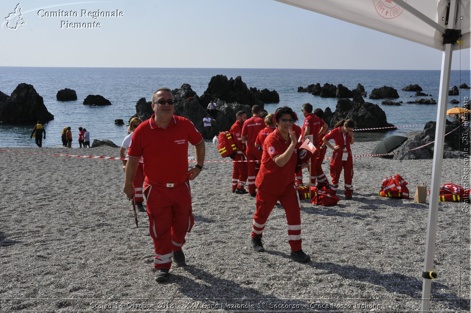 Scalea 14 Ottobre 2018 - XXV Gara Nazionale 1 Soccorso - Croce Rossa Italiana- Comitato Regionale del Piemonte