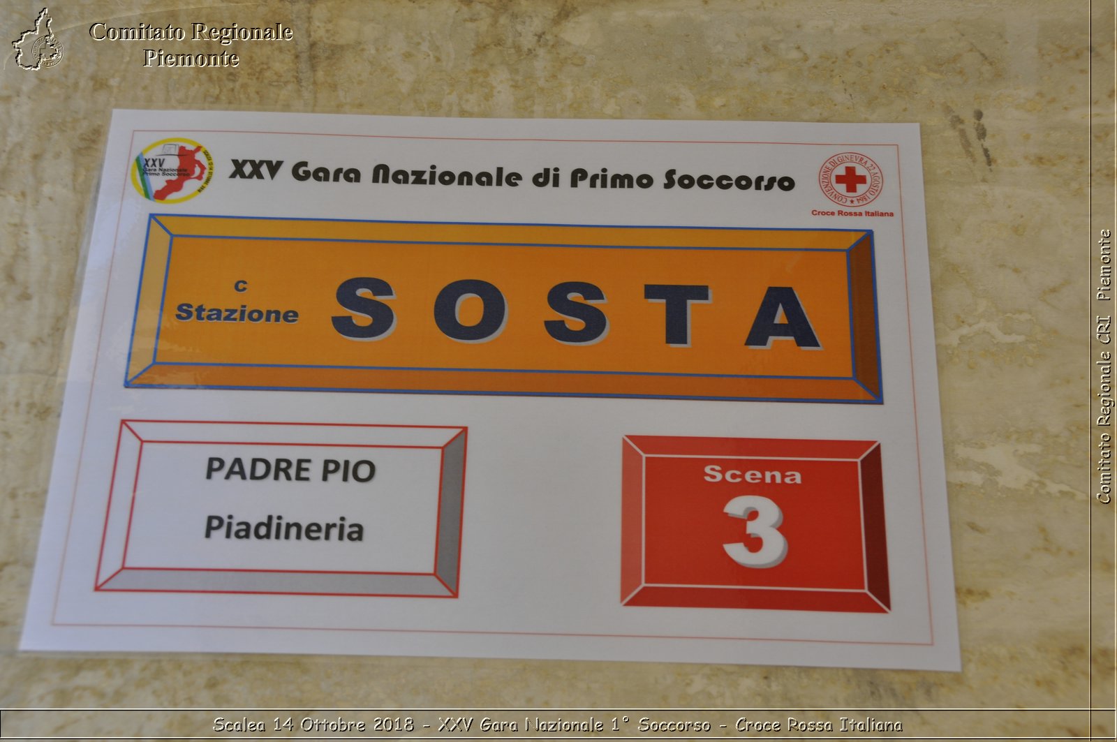 Scalea 14 Ottobre 2018 - XXV Gara Nazionale 1 Soccorso - Croce Rossa Italiana- Comitato Regionale del Piemonte