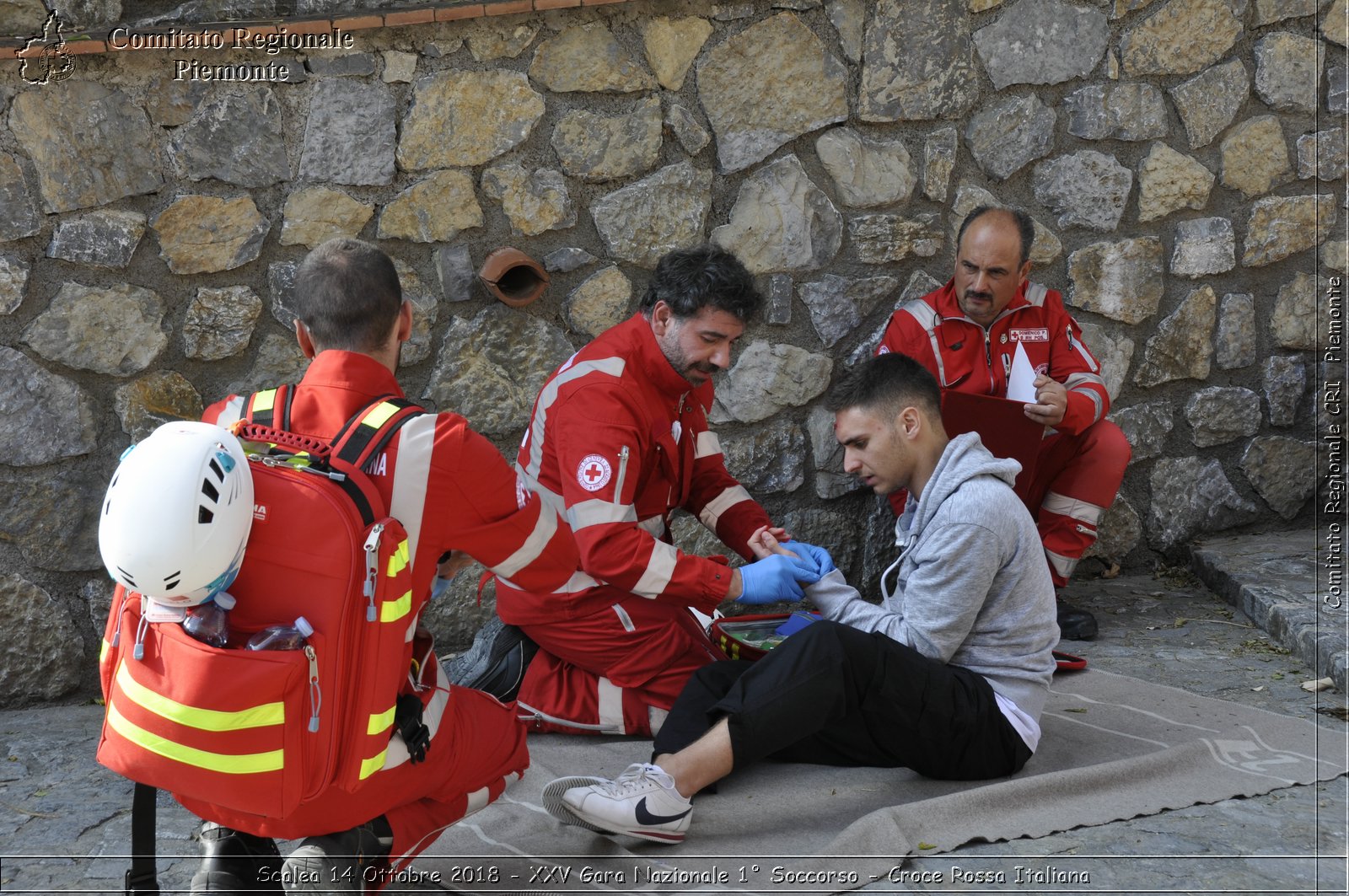 Scalea 14 Ottobre 2018 - XXV Gara Nazionale 1 Soccorso - Croce Rossa Italiana- Comitato Regionale del Piemonte