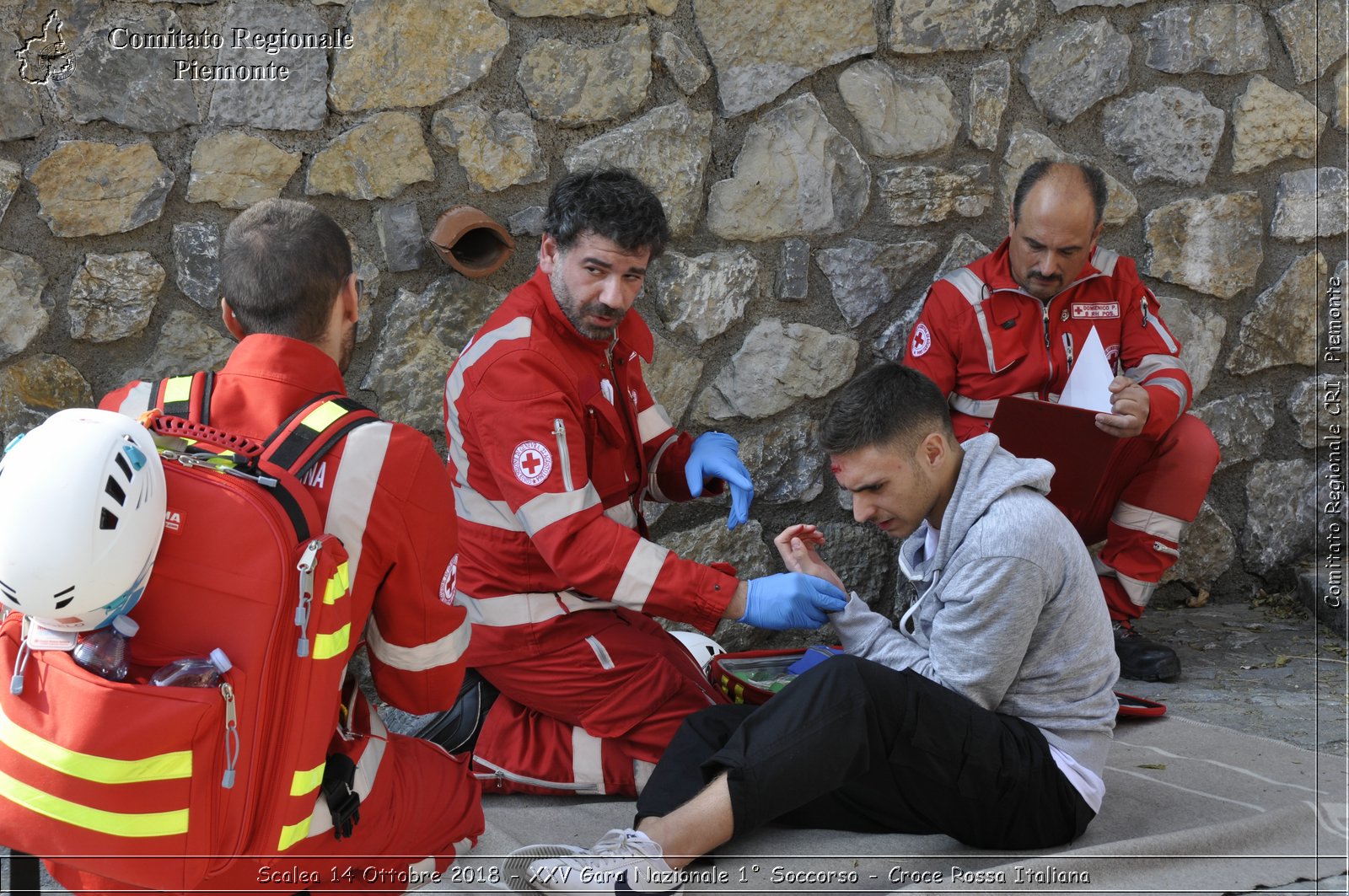 Scalea 14 Ottobre 2018 - XXV Gara Nazionale 1 Soccorso - Croce Rossa Italiana- Comitato Regionale del Piemonte