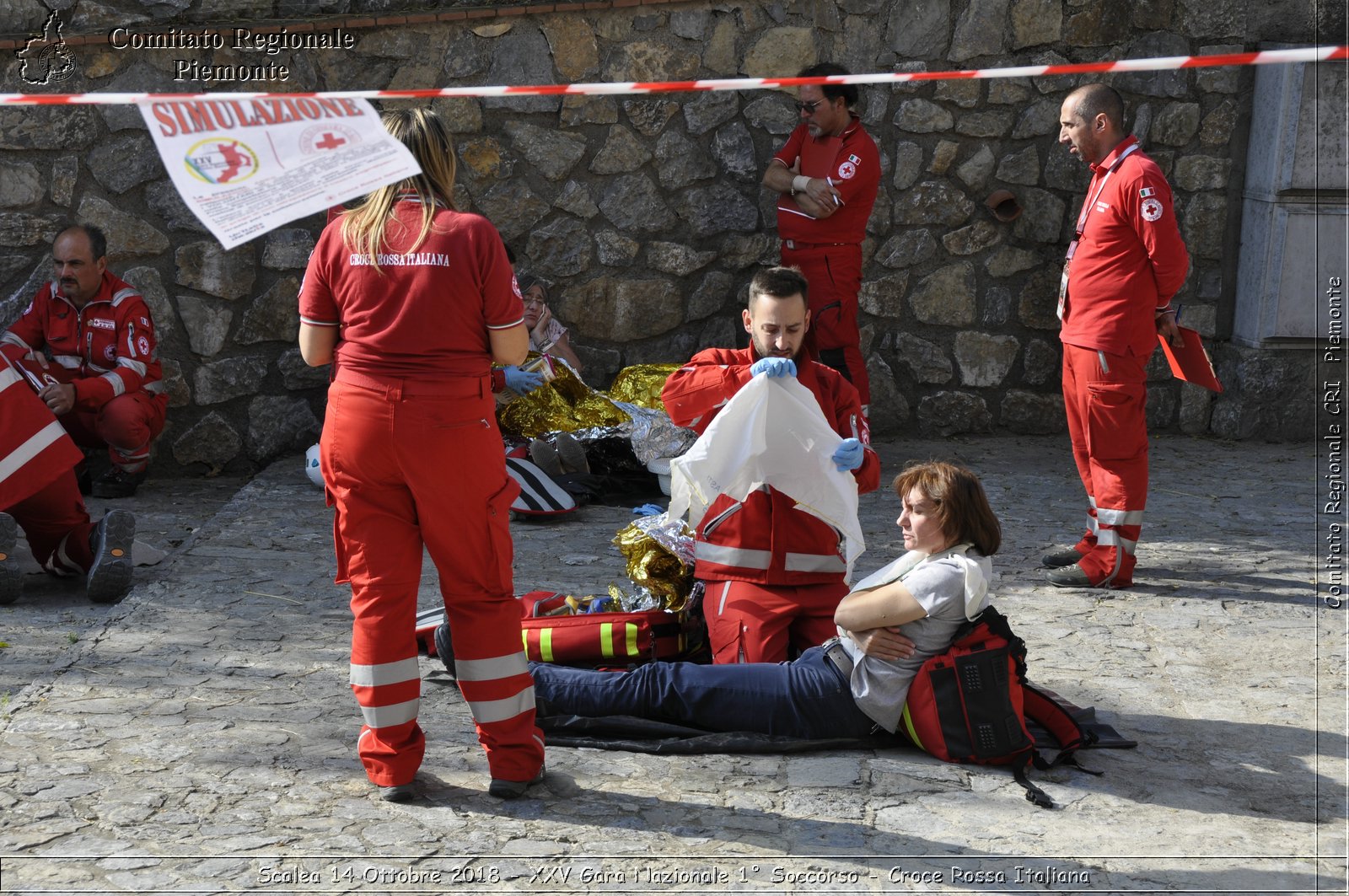 Scalea 14 Ottobre 2018 - XXV Gara Nazionale 1 Soccorso - Croce Rossa Italiana- Comitato Regionale del Piemonte