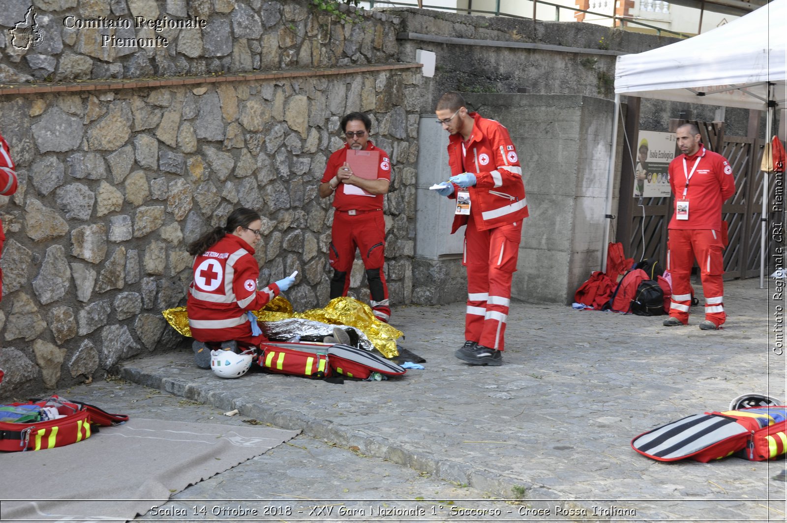 Scalea 14 Ottobre 2018 - XXV Gara Nazionale 1 Soccorso - Croce Rossa Italiana- Comitato Regionale del Piemonte