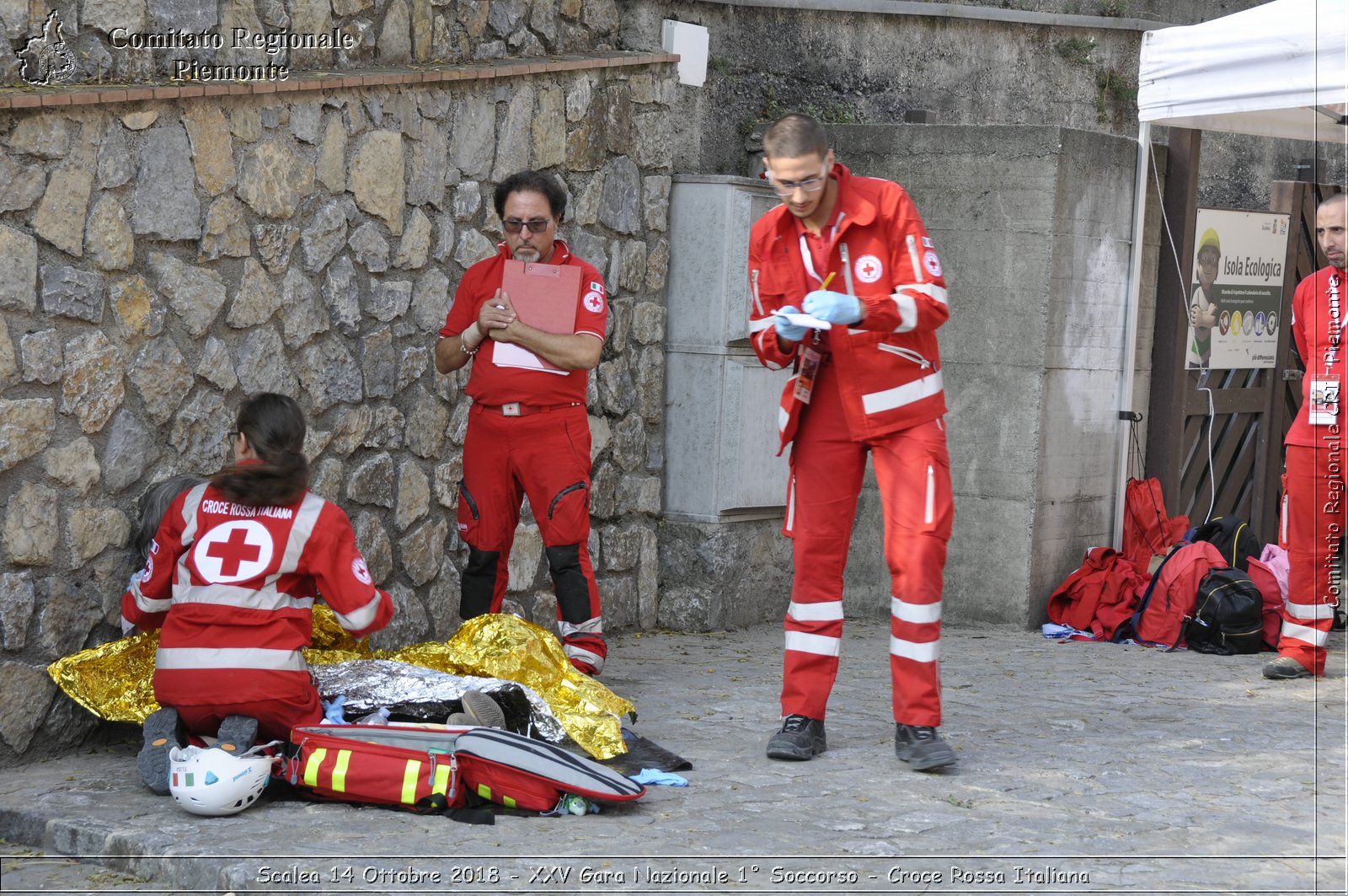 Scalea 14 Ottobre 2018 - XXV Gara Nazionale 1 Soccorso - Croce Rossa Italiana- Comitato Regionale del Piemonte