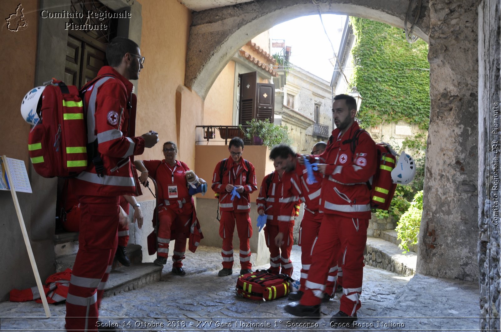 Scalea 14 Ottobre 2018 - XXV Gara Nazionale 1 Soccorso - Croce Rossa Italiana- Comitato Regionale del Piemonte