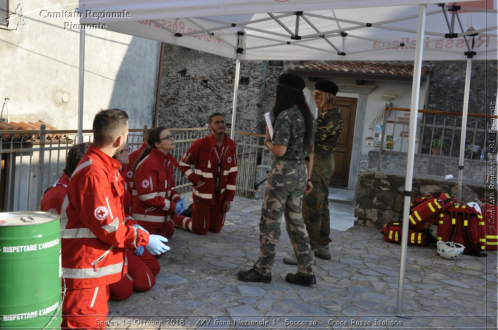 Scalea 14 Ottobre 2018 - XXV Gara Nazionale 1 Soccorso - Croce Rossa Italiana- Comitato Regionale del Piemonte