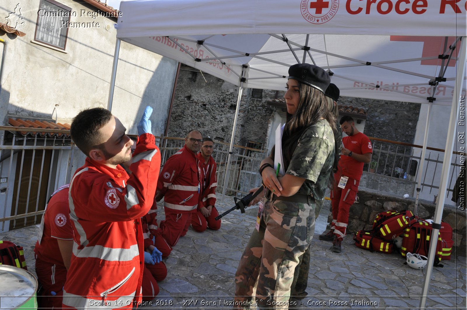 Scalea 14 Ottobre 2018 - XXV Gara Nazionale 1 Soccorso - Croce Rossa Italiana- Comitato Regionale del Piemonte