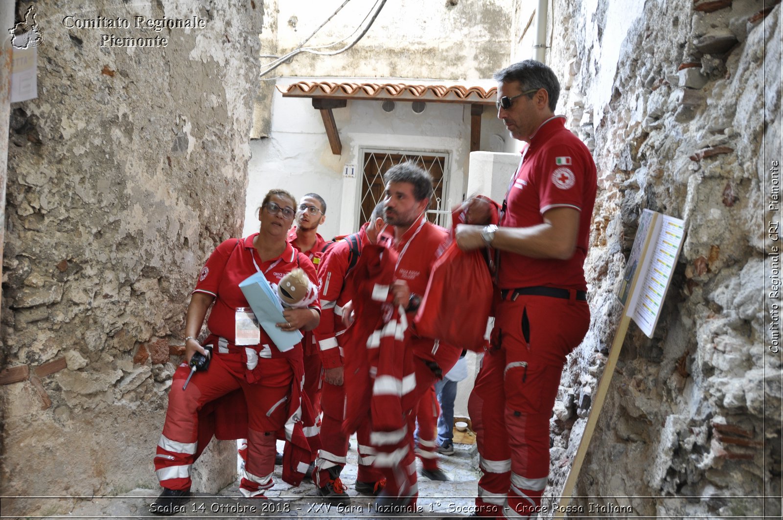 Scalea 14 Ottobre 2018 - XXV Gara Nazionale 1 Soccorso - Croce Rossa Italiana- Comitato Regionale del Piemonte