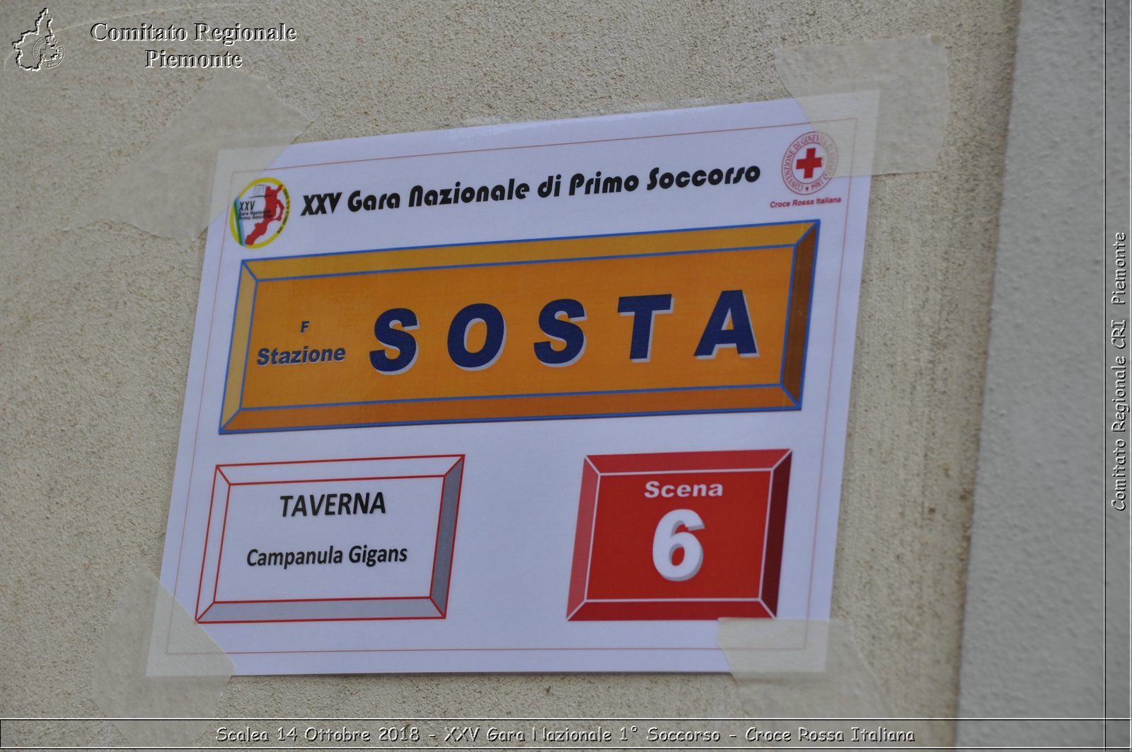 Scalea 14 Ottobre 2018 - XXV Gara Nazionale 1 Soccorso - Croce Rossa Italiana- Comitato Regionale del Piemonte