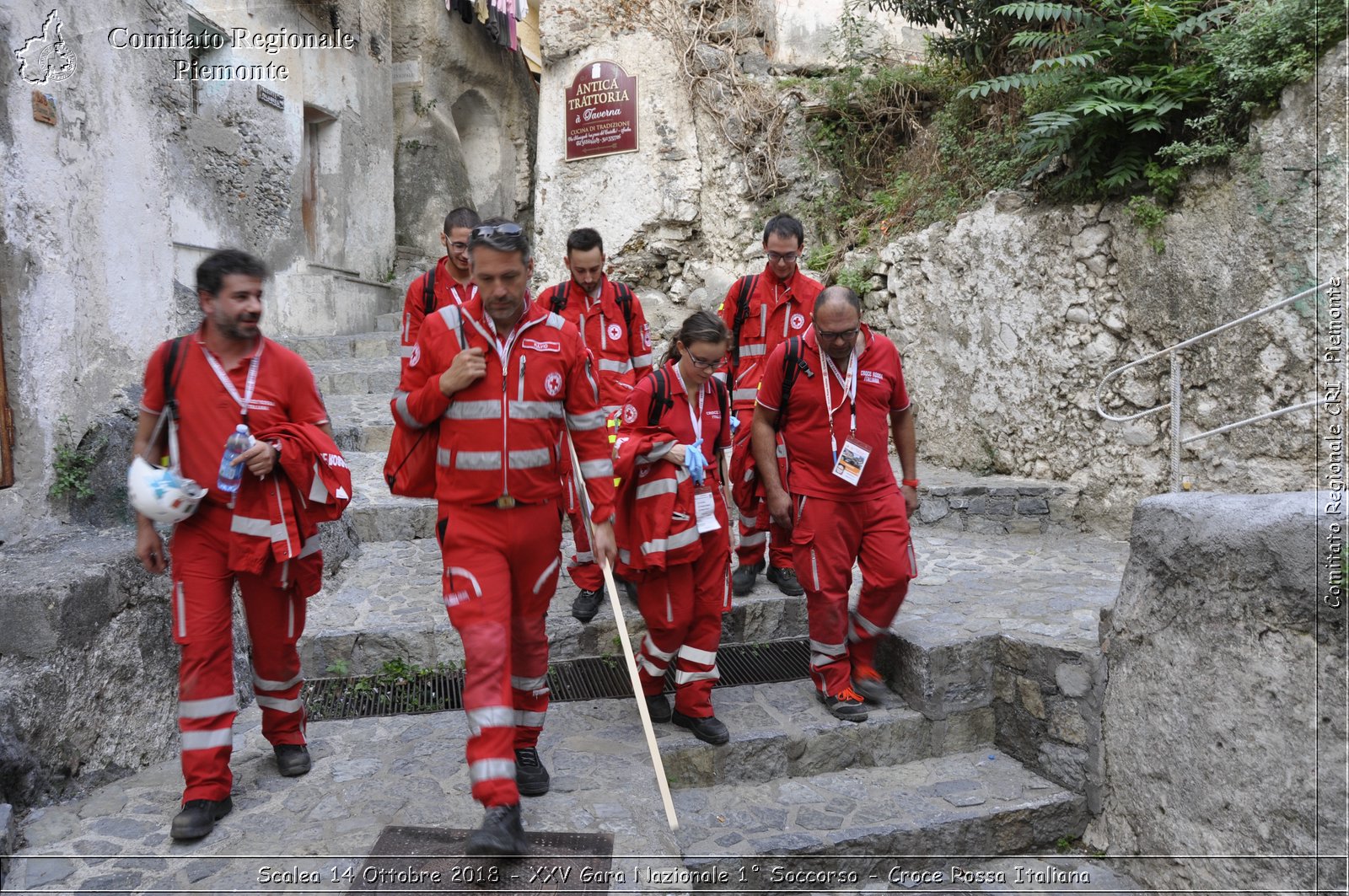 Scalea 14 Ottobre 2018 - XXV Gara Nazionale 1 Soccorso - Croce Rossa Italiana- Comitato Regionale del Piemonte