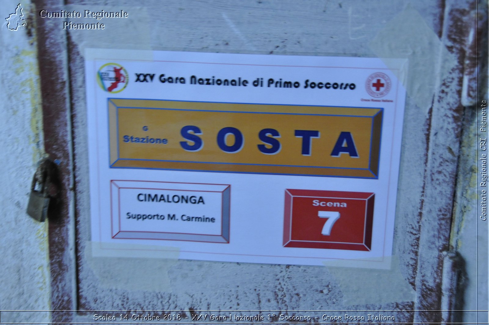 Scalea 14 Ottobre 2018 - XXV Gara Nazionale 1 Soccorso - Croce Rossa Italiana- Comitato Regionale del Piemonte