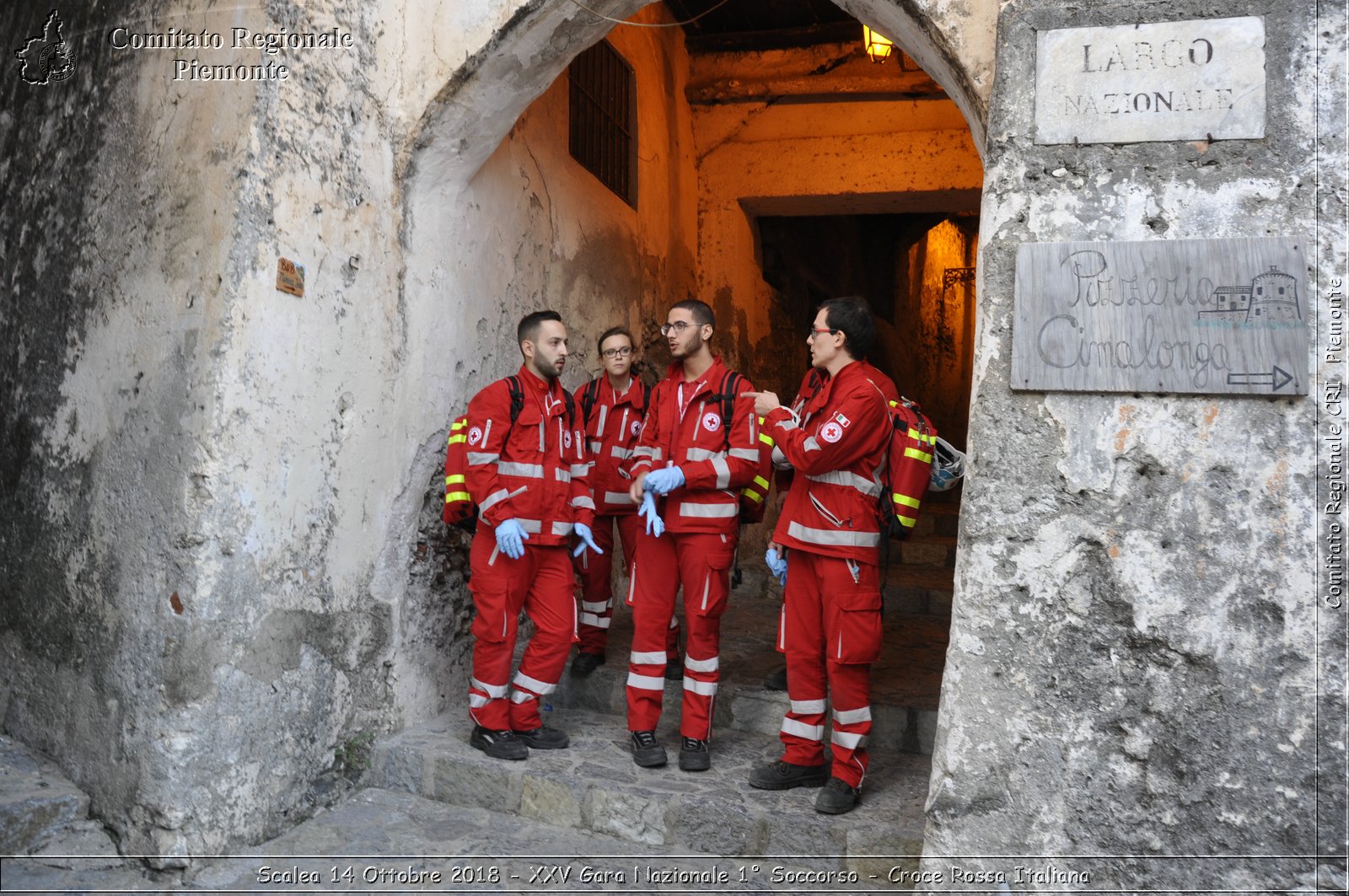 Scalea 14 Ottobre 2018 - XXV Gara Nazionale 1 Soccorso - Croce Rossa Italiana- Comitato Regionale del Piemonte