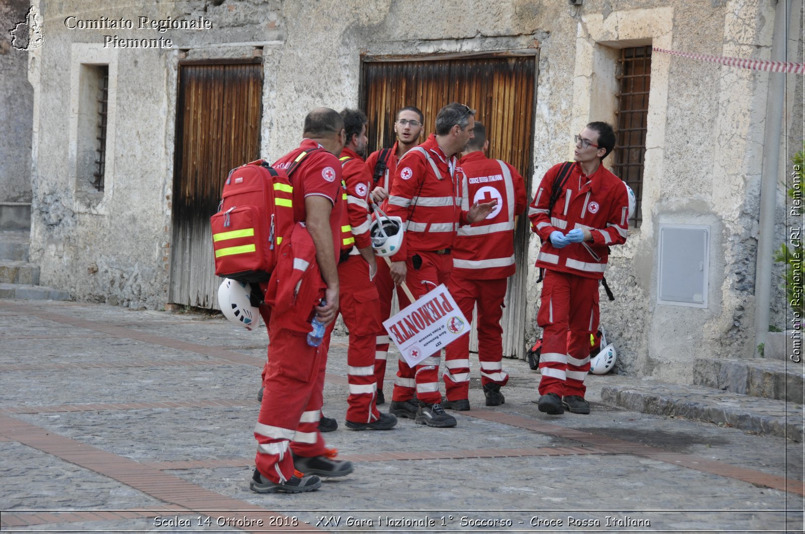 Scalea 14 Ottobre 2018 - XXV Gara Nazionale 1 Soccorso - Croce Rossa Italiana- Comitato Regionale del Piemonte