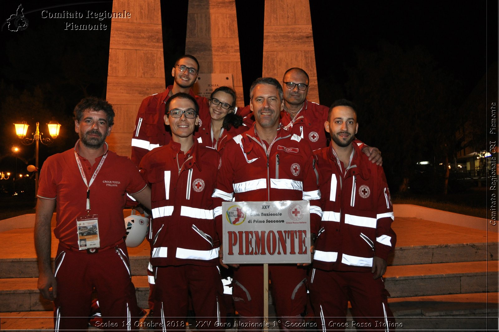 Scalea 14 Ottobre 2018 - XXV Gara Nazionale 1 Soccorso - Croce Rossa Italiana- Comitato Regionale del Piemonte